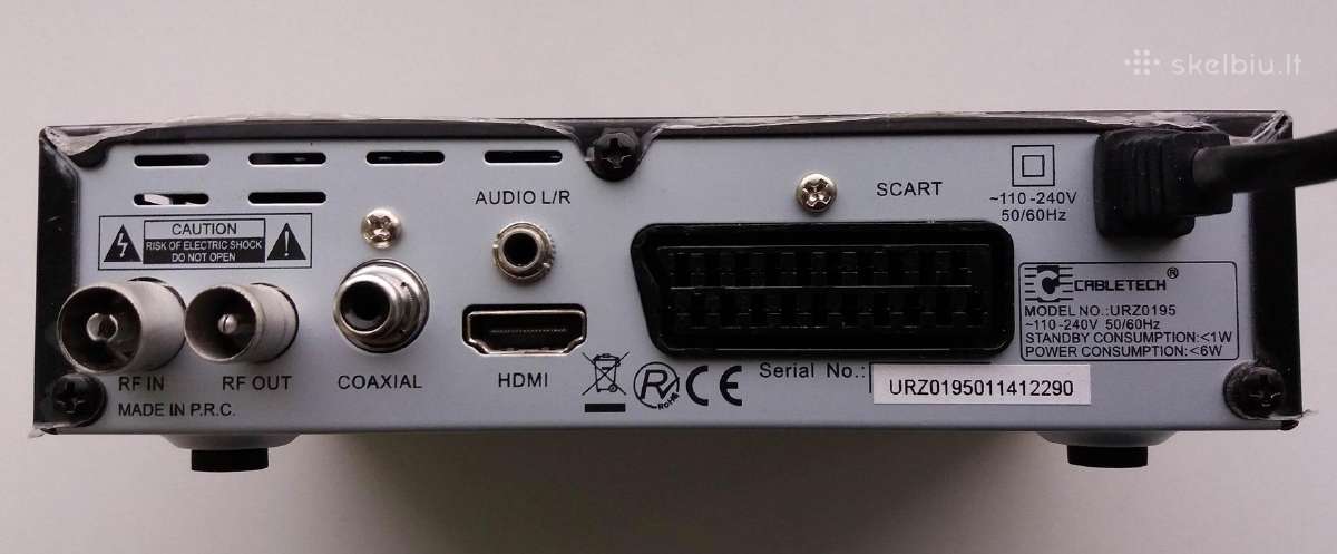Skaitmeninės TV priedėlis Cabletech Urz0195 - nuotraukos Nr. 3