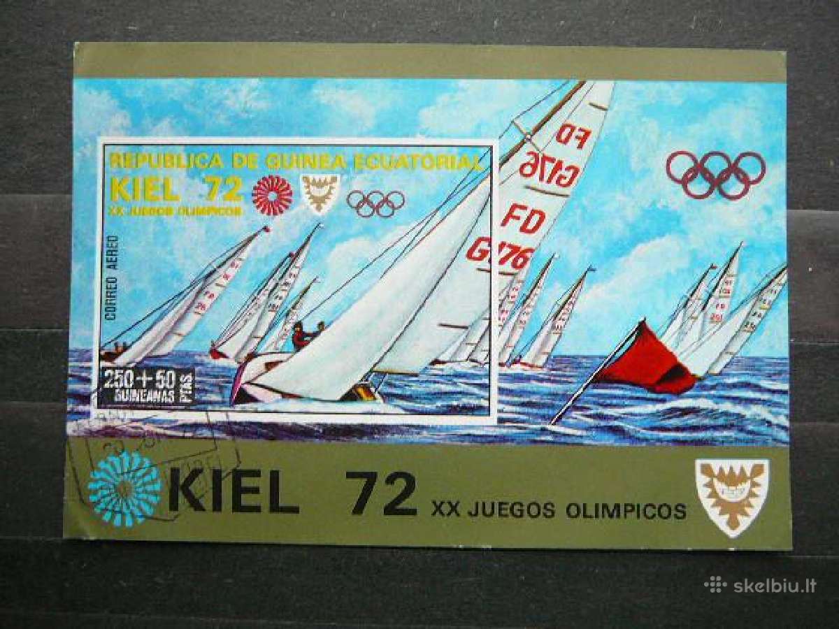 Burlaiviai Olimpines Ekv. Gvineja 1972 antsp ekv24