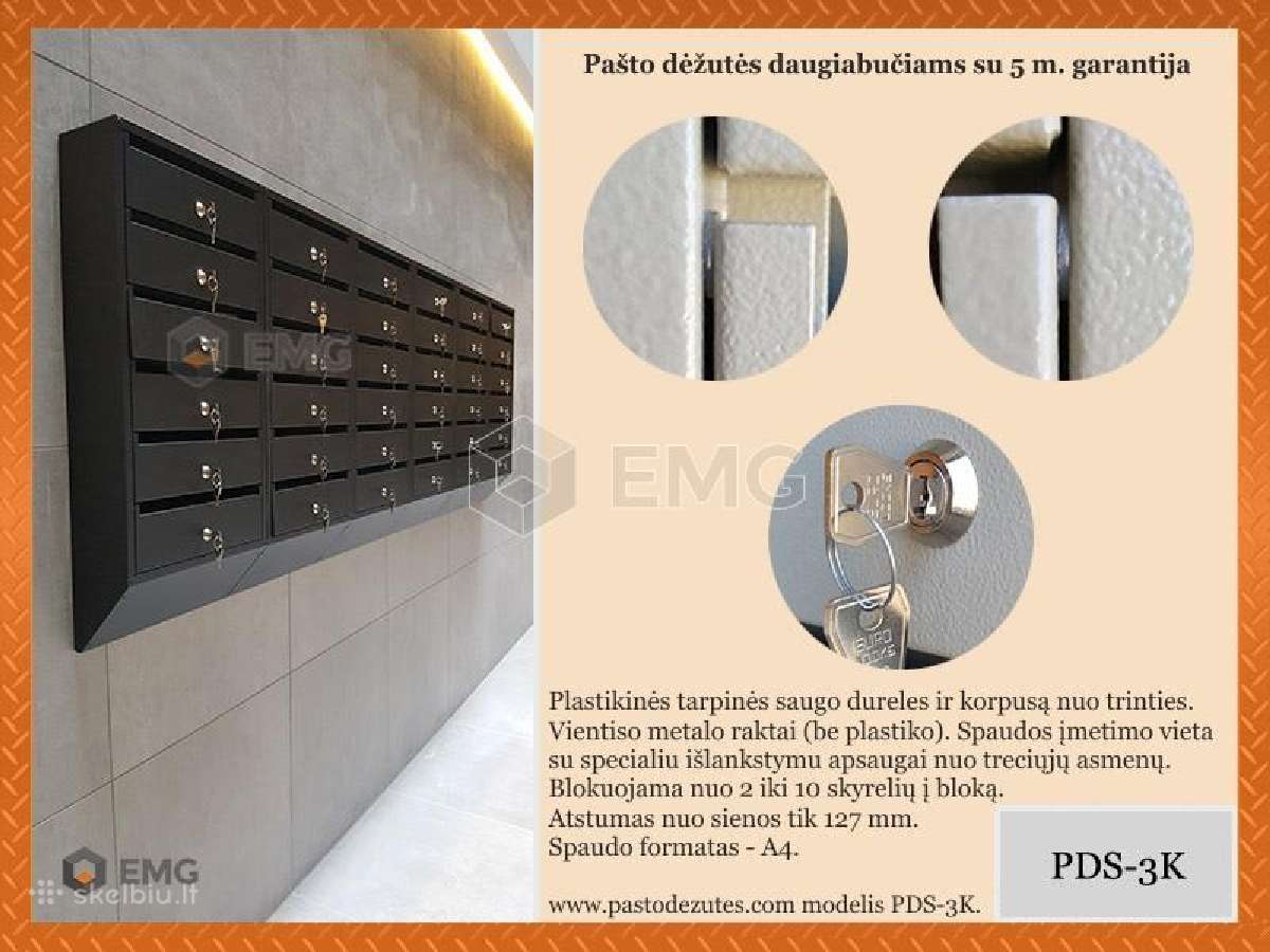 Sublokuotos pašto dėžutės - nuotraukos Nr. 4