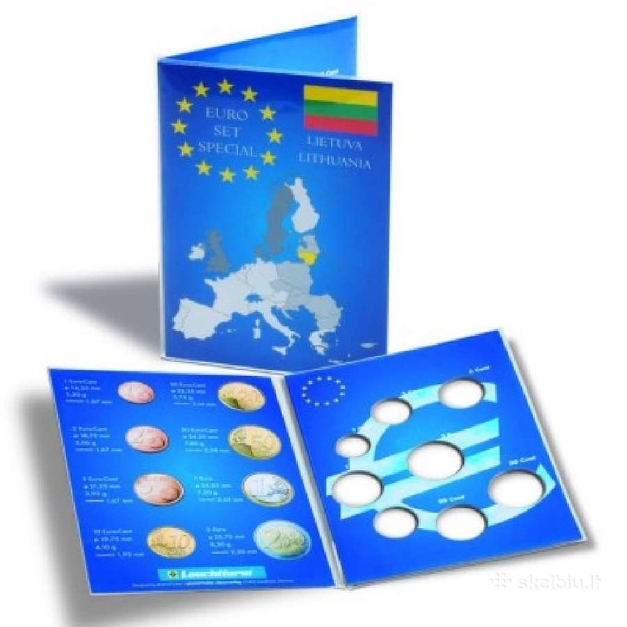 Dėkliukas Lietuvos Euro monetų rinkiniui