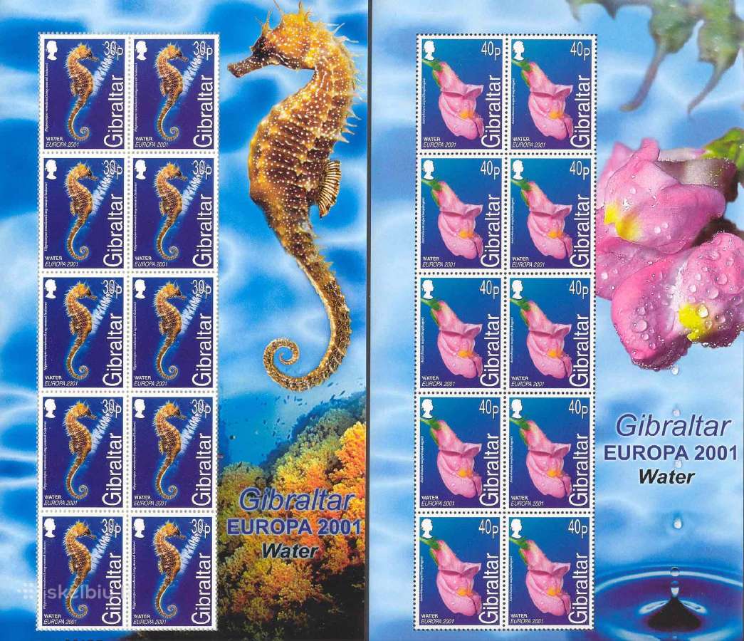 Gibraltaras 2001. Europa Cept-vanduo