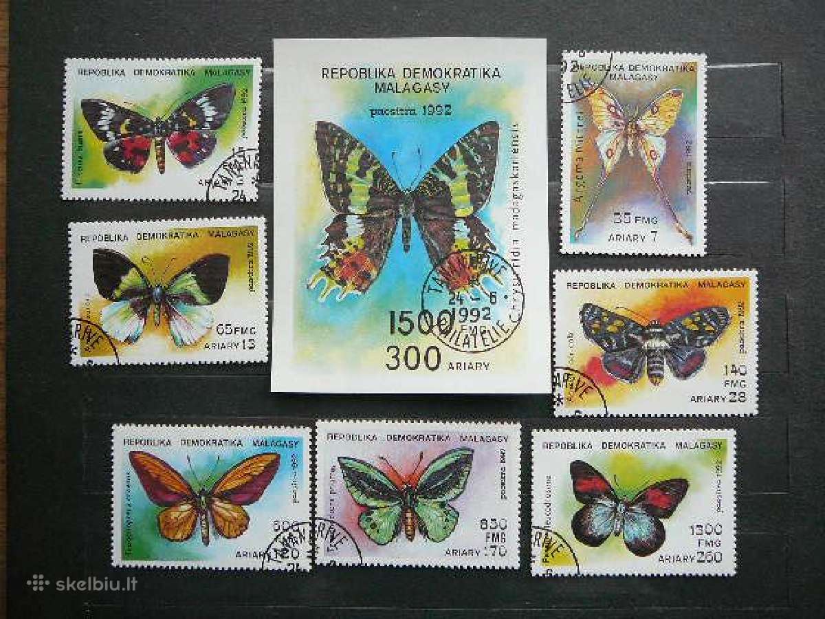 Drugeliai Madagaskaras 1992 antsp. mdg271