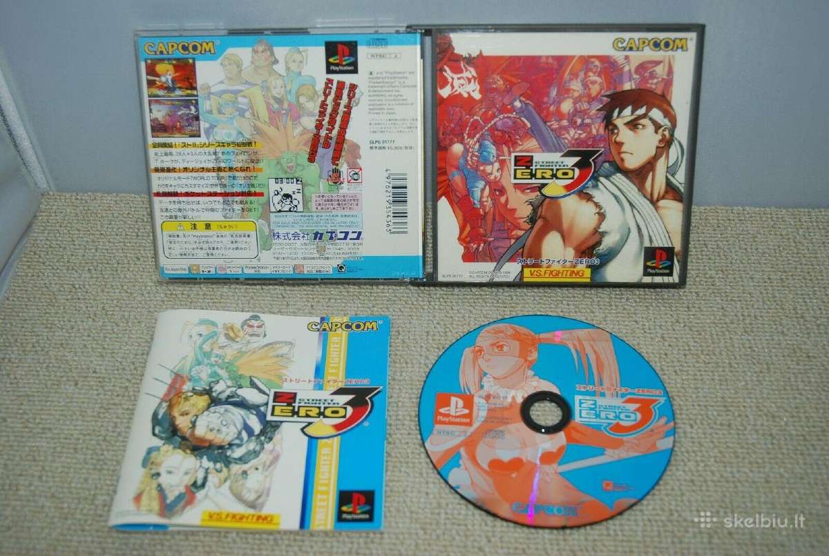 Ps1, Ps2, PS3 Street Fighter Zero 3 Japan