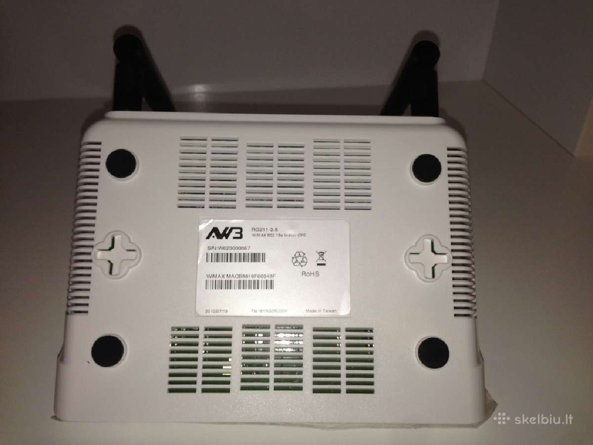 Wimax modemas/gateway Aw3 Rg211 (nesideda Sim) - nuotraukos Nr. 4