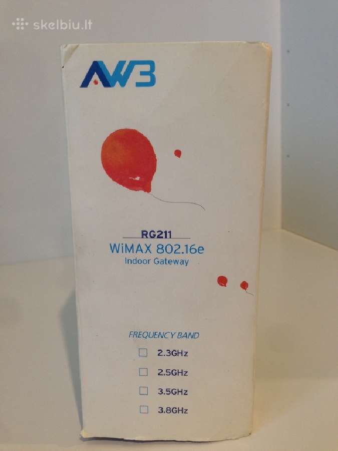 Wimax modemas/gateway Aw3 Rg211 (nesideda Sim) - nuotraukos Nr. 5