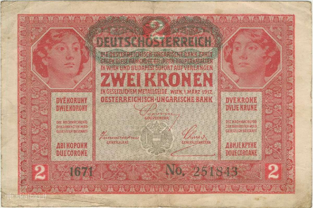 Austro-vengrijos banknotai - nuotraukos Nr. 5