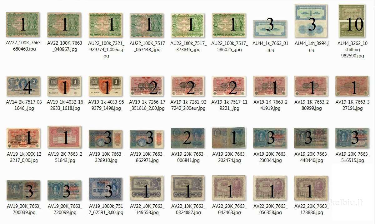 Austro-vengrijos banknotai - nuotraukos Nr. 6