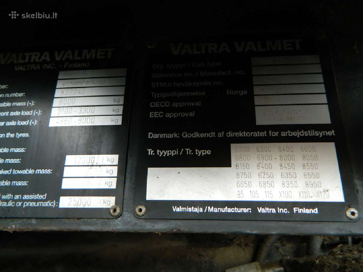 Valtra 6650-4 High Tech atsarginės dalys - nuotraukos Nr. 3