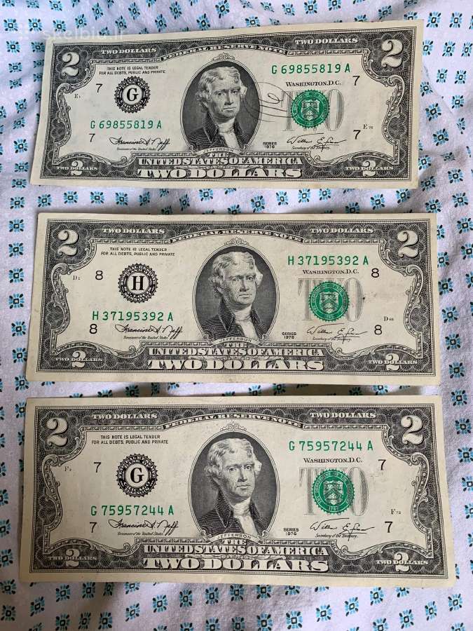 2013m, 2017m. 2 Usd kupiuros