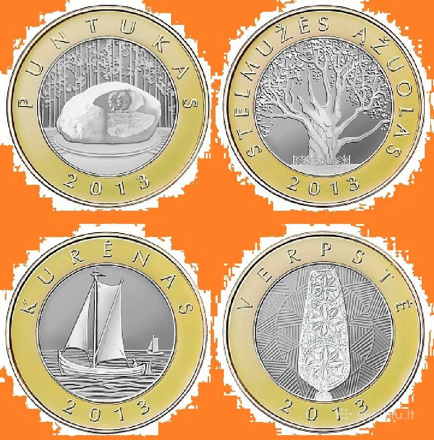 2012m, 2013m 4 po 2lt proof lanstinuke, 25lt - nuotraukos Nr. 2