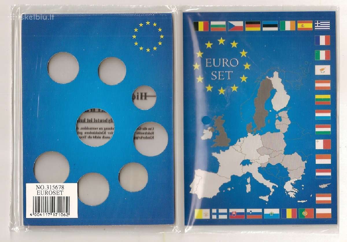 Dėkliukas Euro valstybių monetų rinkiniui