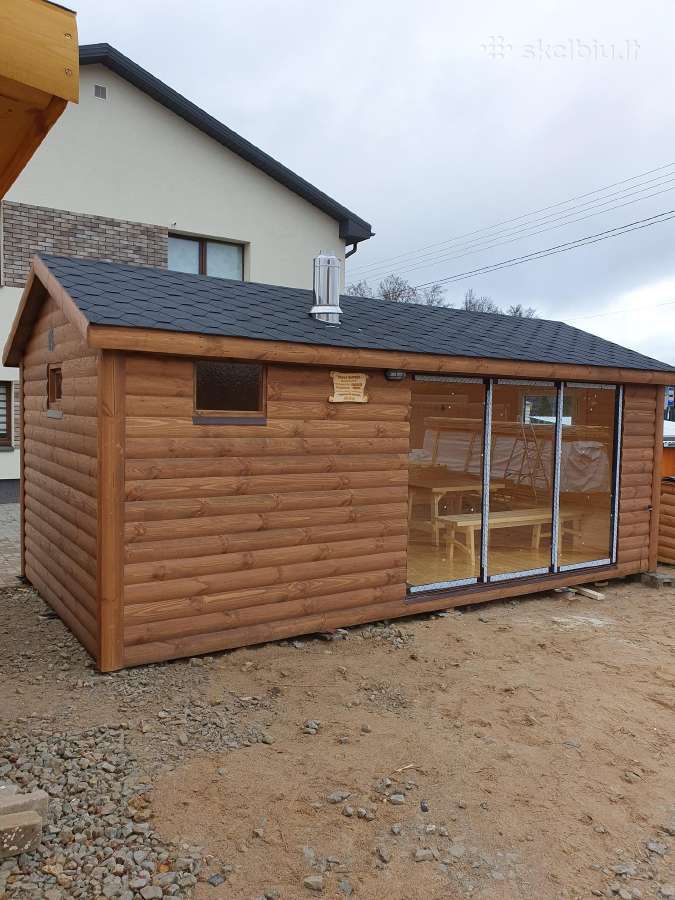 Pirtys ,medinės pavėsinės, vasarnamis sodo namelis - nuotraukos Nr. 18