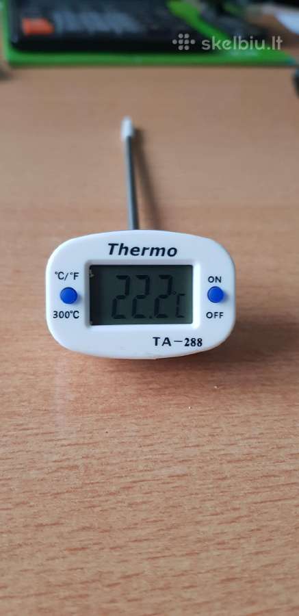 Elektroninis skaitmeninis termometras su patikra - nuotraukos Nr. 5
