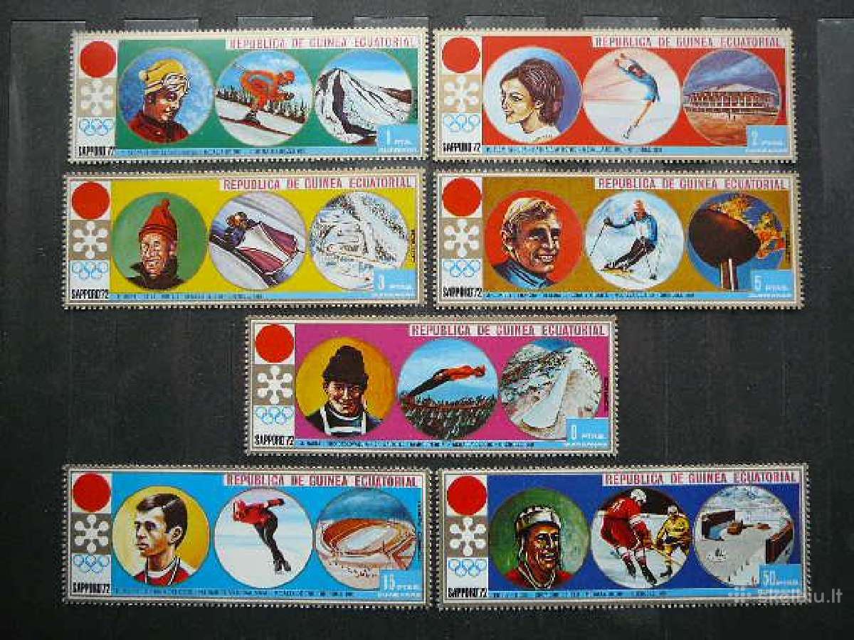 Olimpines ziemos Saporo Ekv. Gvineja Mnh alb284