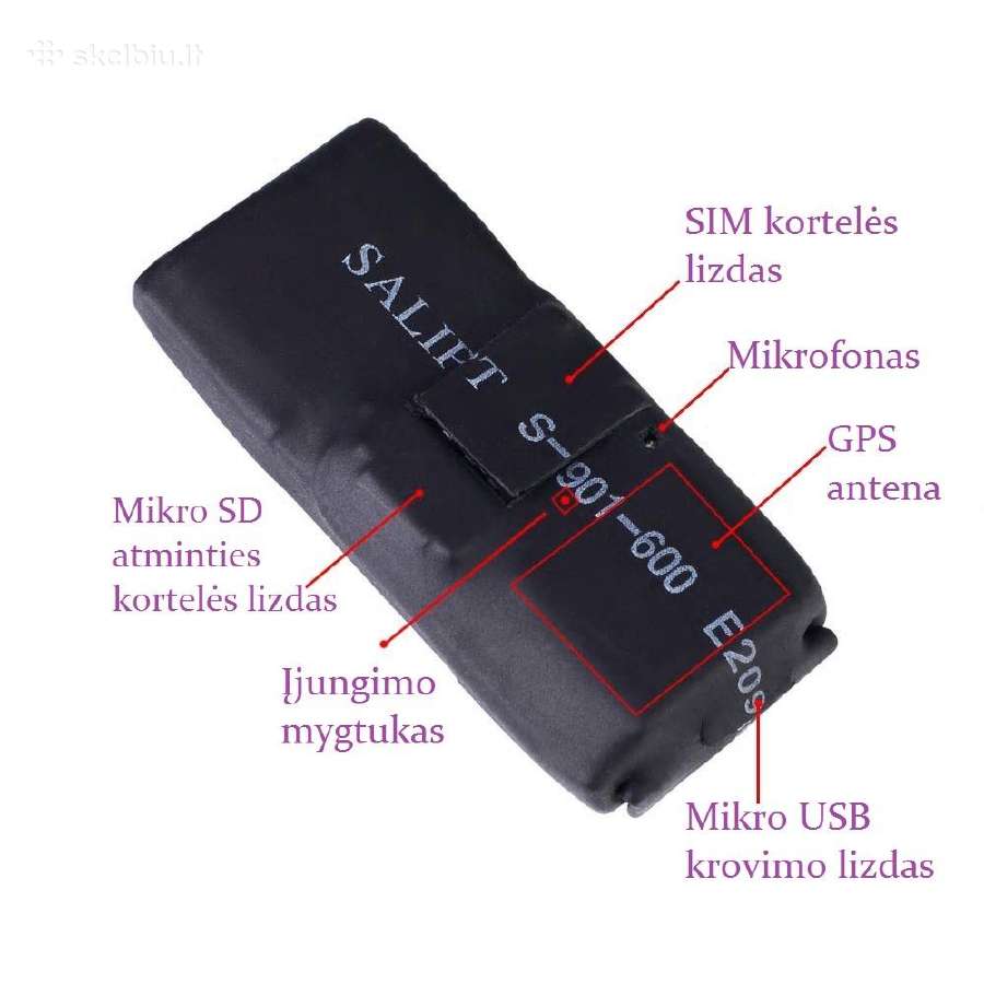 Gsm pasiklausymo mini blakė (paprastas naudojimas) - nuotraukos Nr. 2