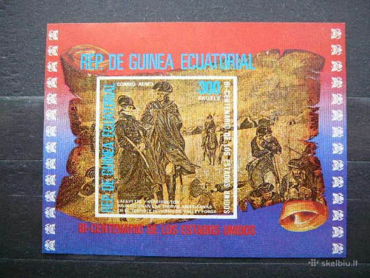 Vasingtonas JAV Prezidentas Ekv Gvineja Mnh blk736