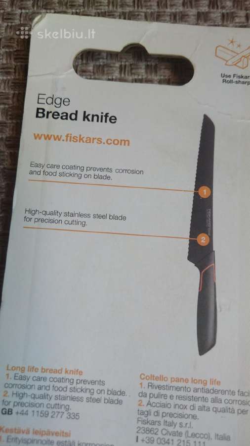 Fiskars Edge peilis - nuotraukos Nr. 3
