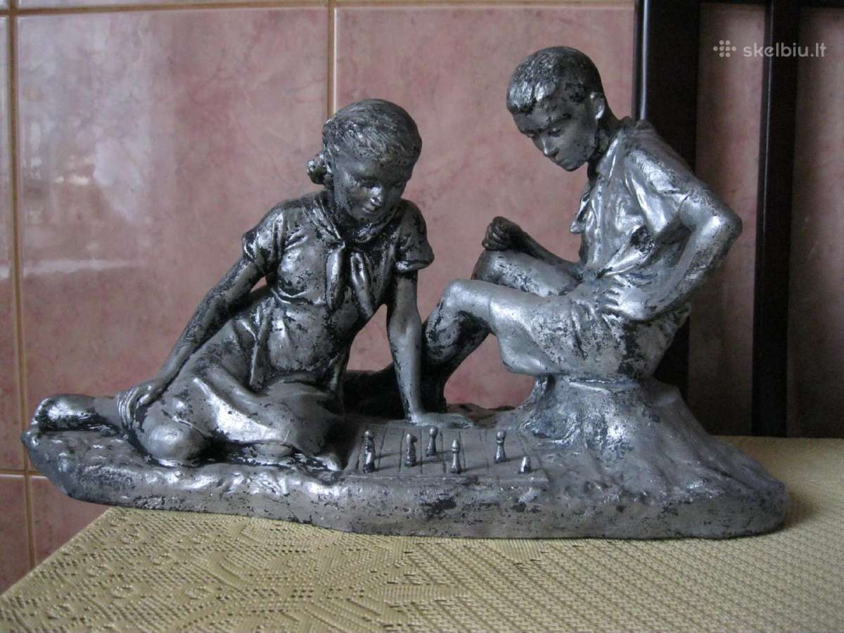 Šachmatai. Reta – Didele CcCCCP Metaline Statulele