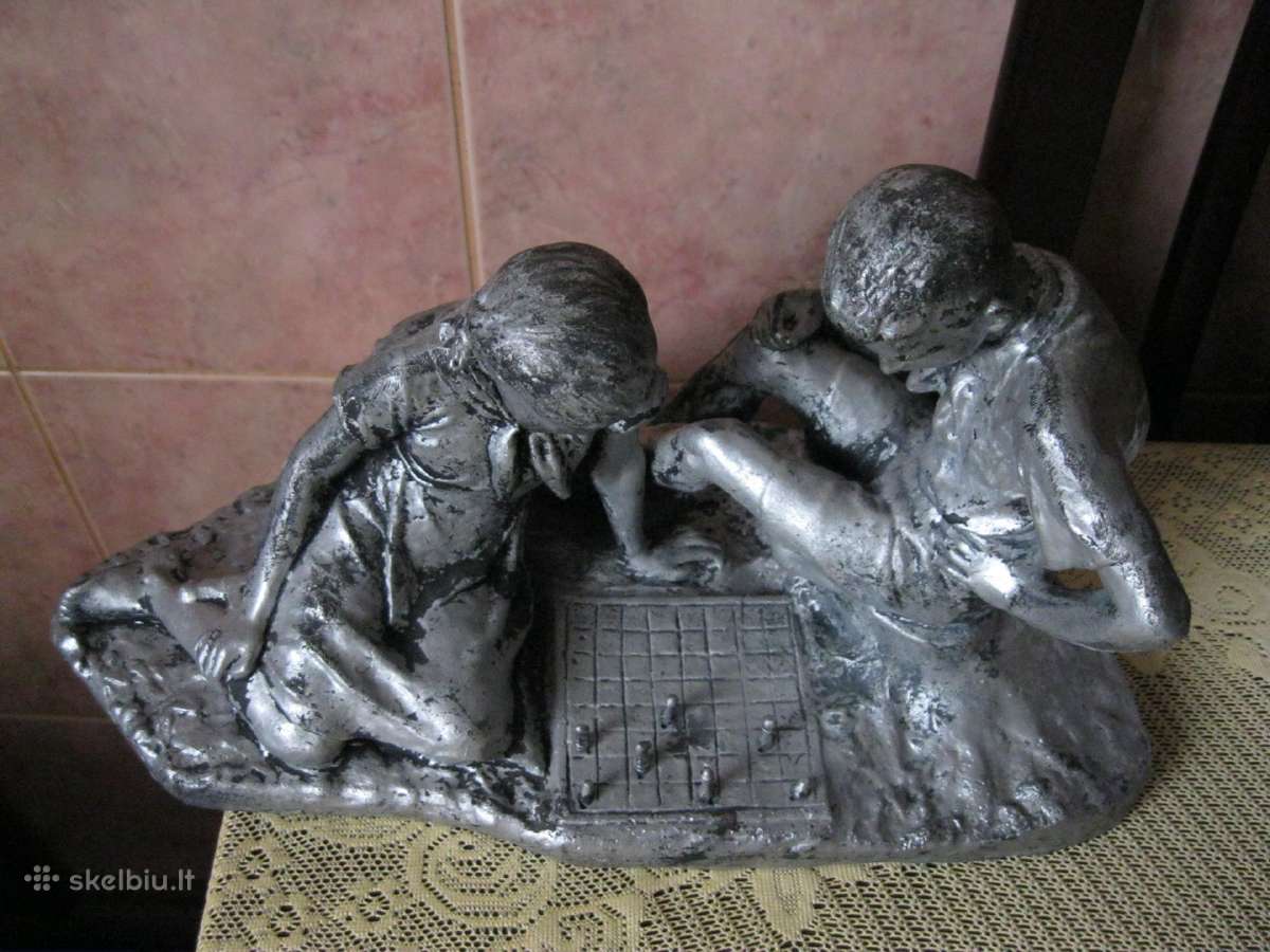 Šachmatai. Reta – Didele CcCCCP Metaline Statulele - nuotraukos Nr. 4