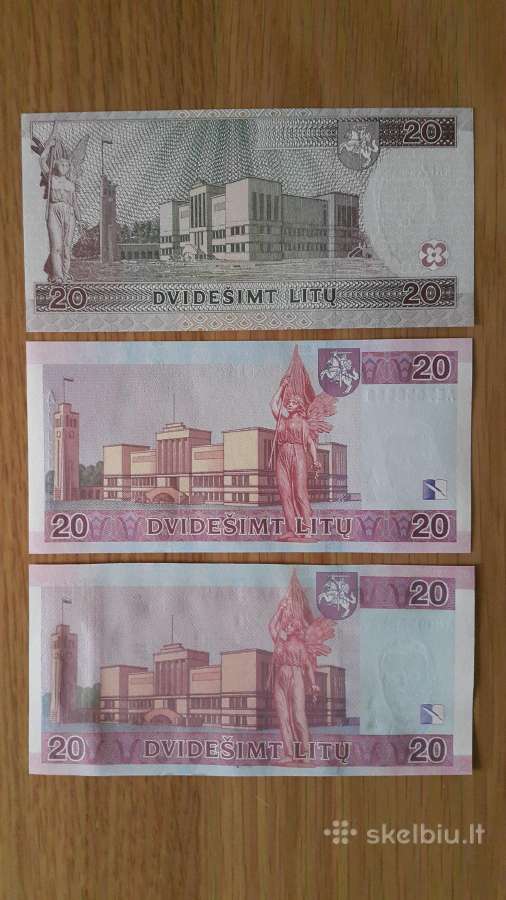 Unc (bankinio stovio) litai banknotai - nuotraukos Nr. 6