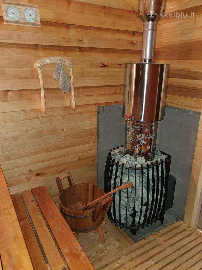 Pirtys, medinis sodo namelis,kubilai,pavesinės - nuotraukos Nr. 22