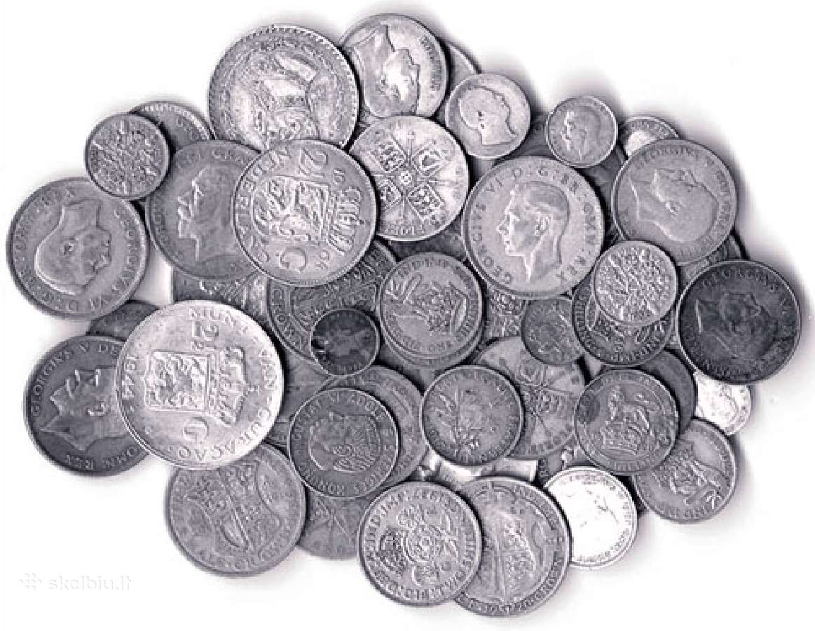 Perku įvairias sidabrines,auksines,varines monetas
