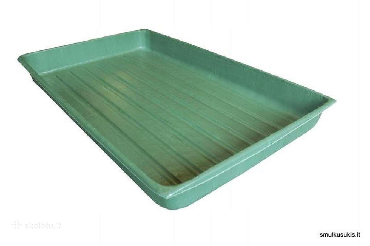 Didelis padėklas, 100x60x10 cm. 12€