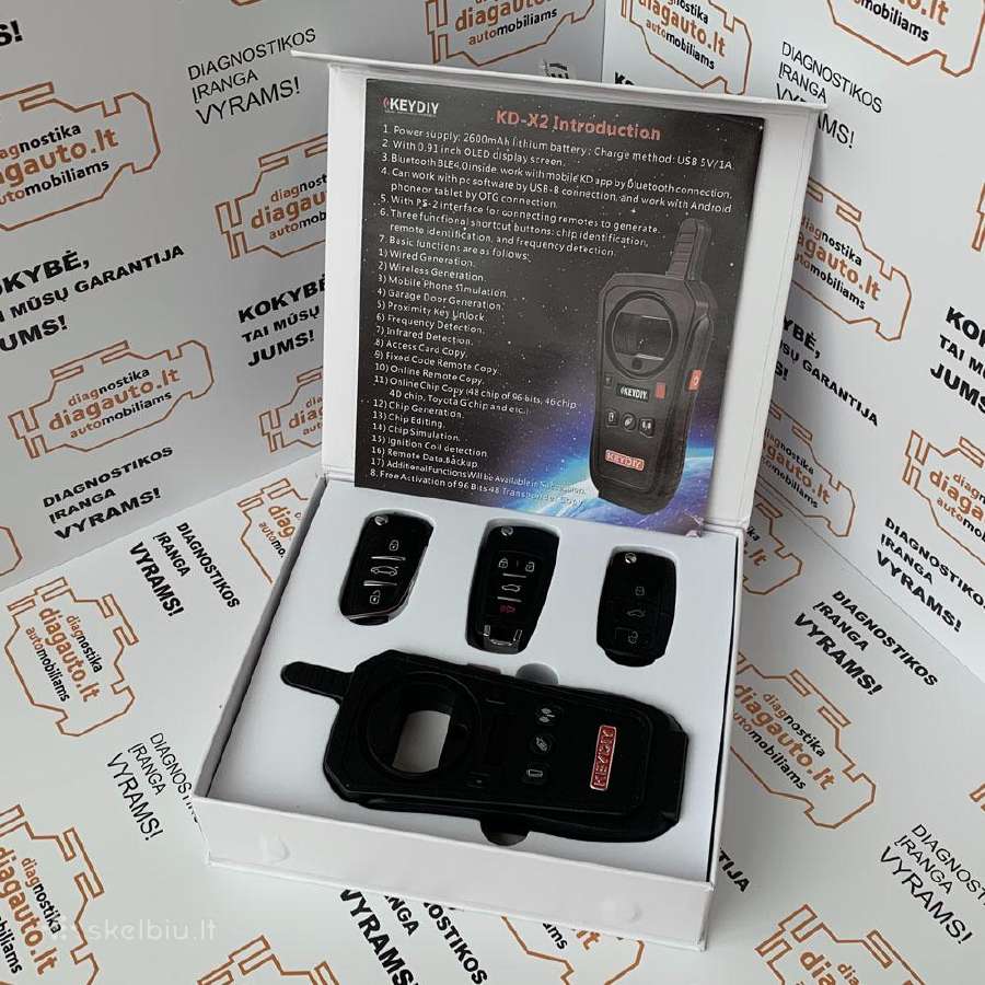 Keydiy Kd-x2 Raktų programatorius su nemokama Id48 - nuotraukos Nr. 4