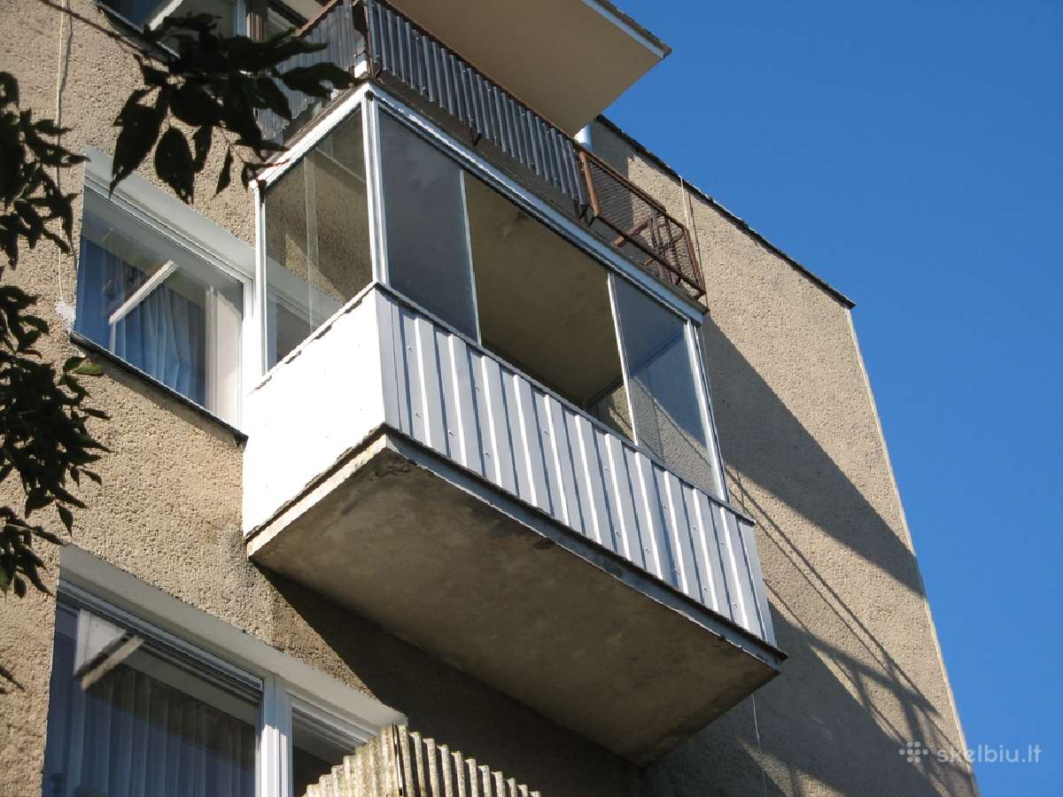 Balkono, pavesines, verandos stiklinimas aliuminio - nuotraukos Nr. 9