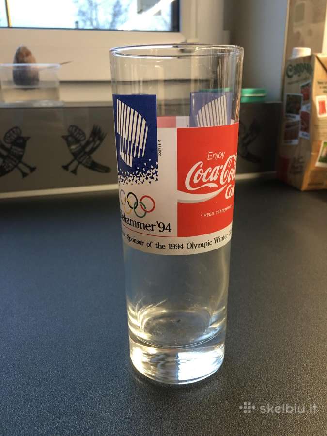 Coca cola stiklinė , Lillehammerio Olim. Žaidynems