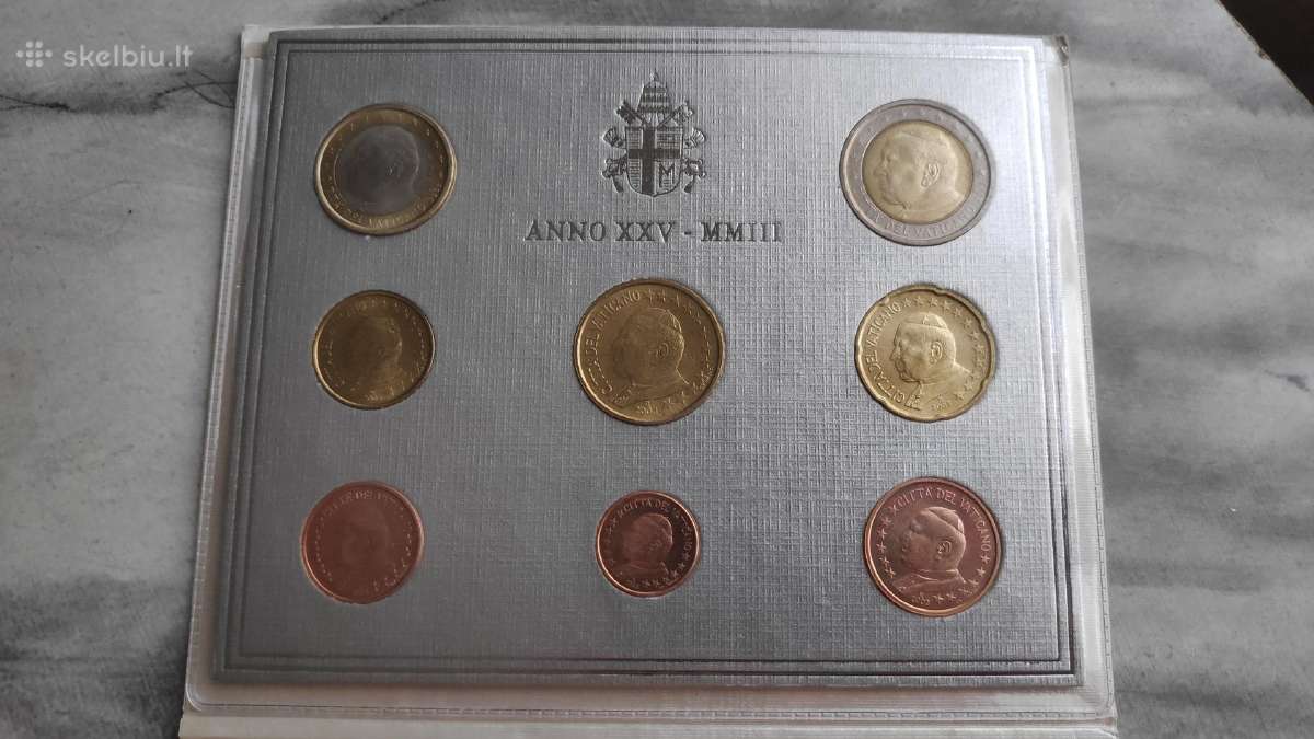 Vatikano 2003 euro monetų rinkinys