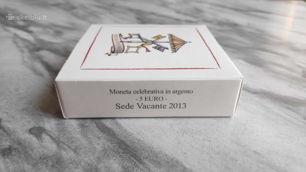 Vatikano 2013 5€ sidabrinė Sede Vacante moneta - nuotraukos Nr. 4
