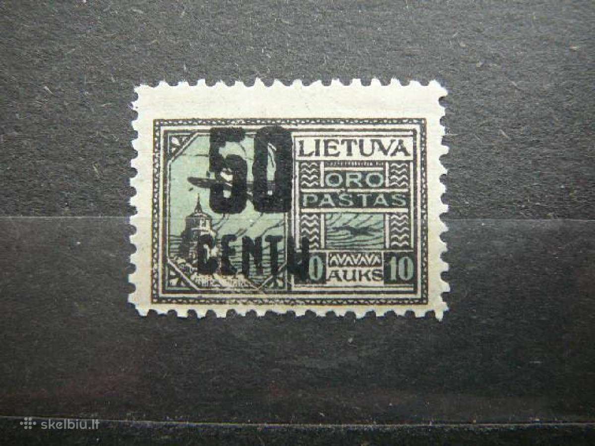 Lietuva 1922 50cnt/10a svarus lit185s