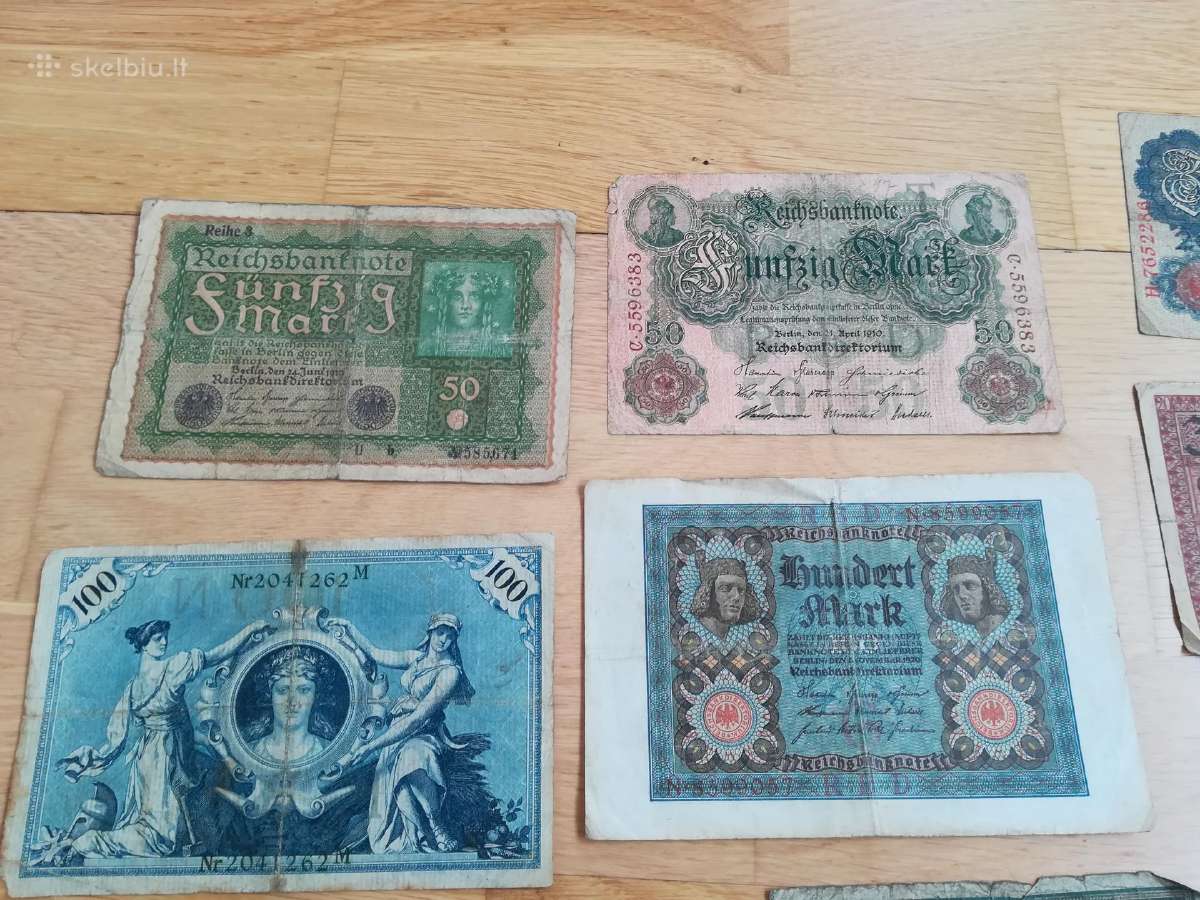 Vokiškų banknotų rinkinis - nuotraukos Nr. 2