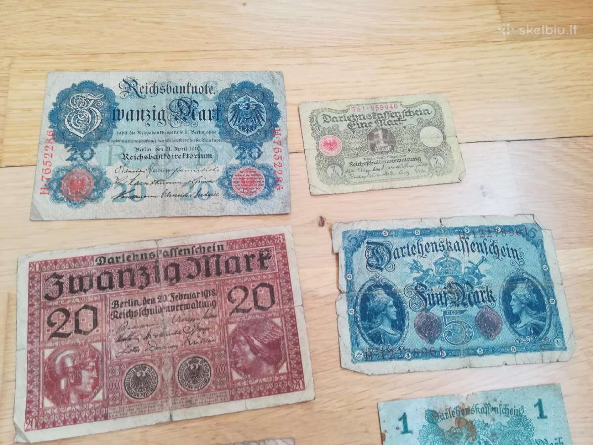 Vokiškų banknotų rinkinis - nuotraukos Nr. 4