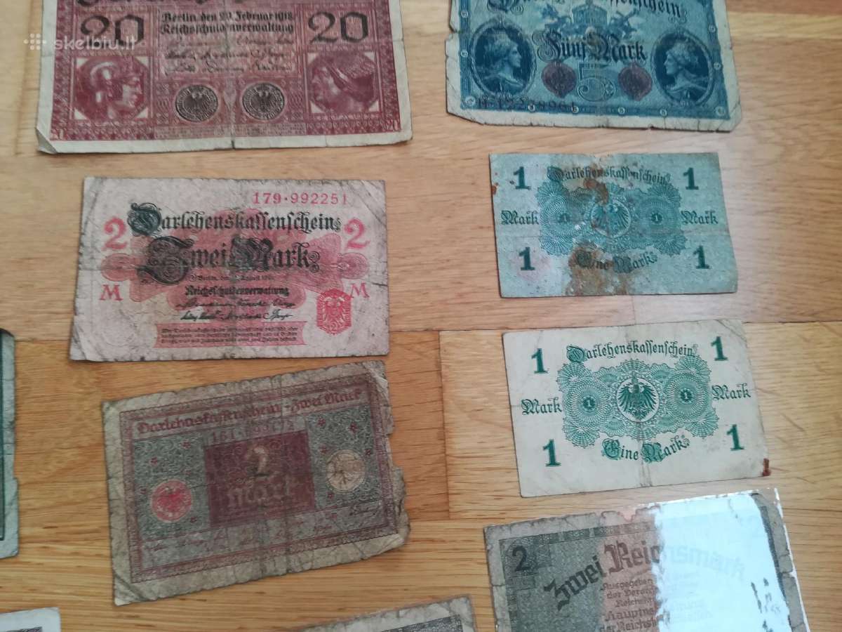 Vokiškų banknotų rinkinis - nuotraukos Nr. 5