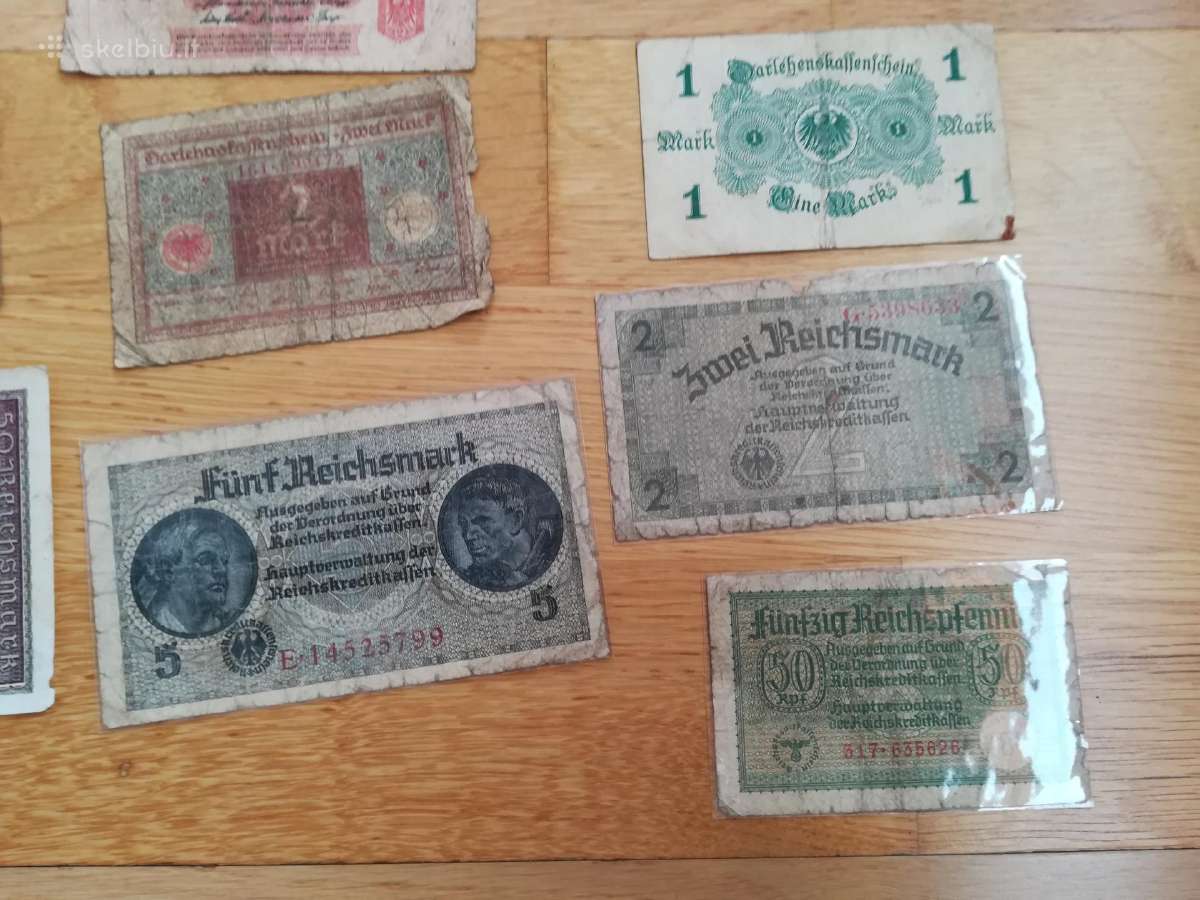 Vokiškų banknotų rinkinis - nuotraukos Nr. 6