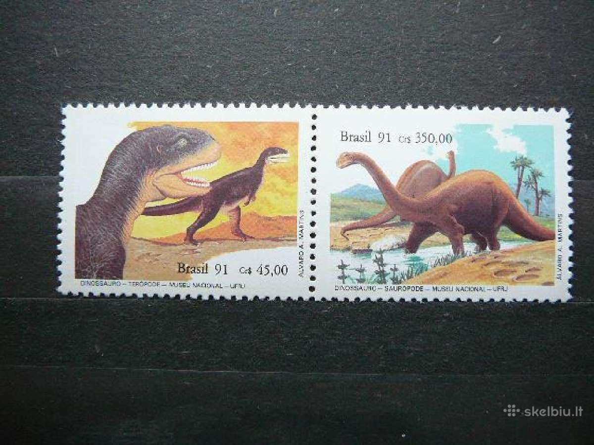 Dinozaurai Brazilija 1991 svarus brz233