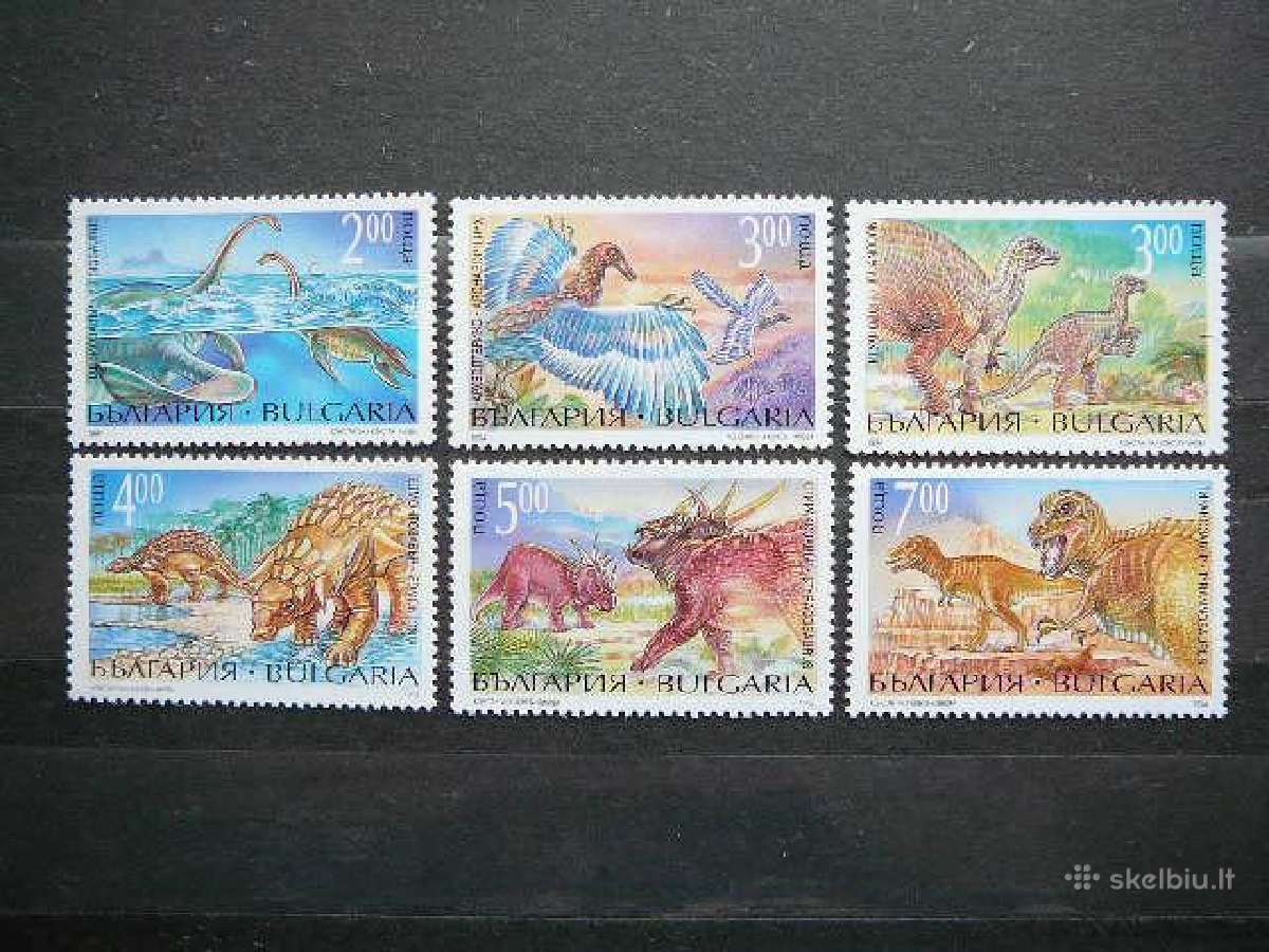 Dinozaurai Bulgarija 1994 svarus blg236