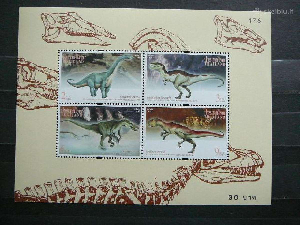 Dinozaurai Tailandas 1997 svarus tnd239