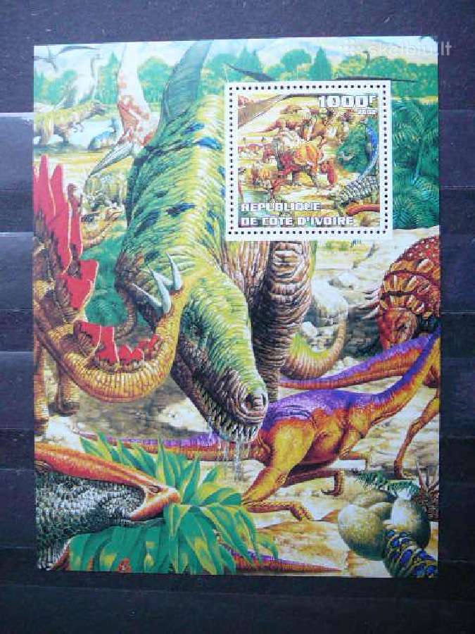 Dinozaurai Cote d Ivoire 2002 svarus ct240