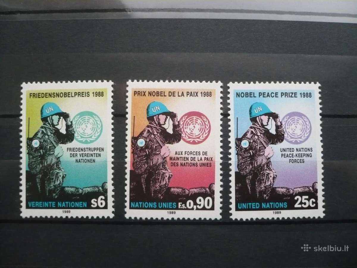 1989 Award of Nobel Peace Prize to United Nations