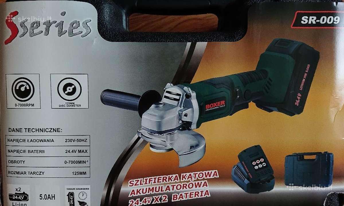 Pigiausiai Akumuliatorinis Kampinis Šlifuoklis 18v - nuotraukos Nr. 31