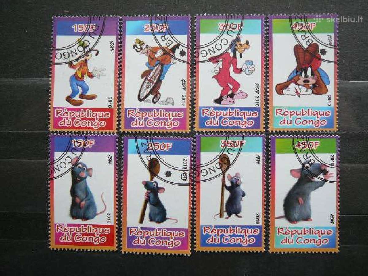 Disnejus Sunys Peles Kongas 2010 s593/4d