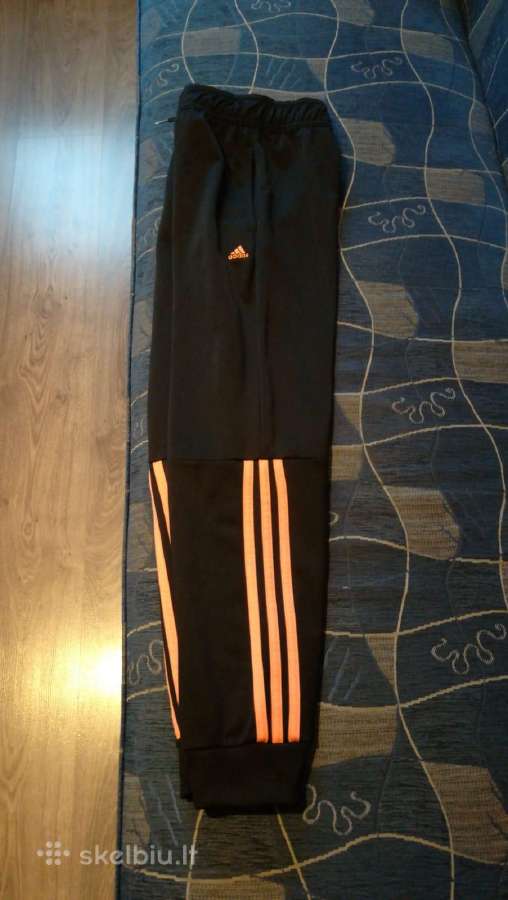 Adidas treningo kelnės juodos 11-12m 152cm - nuotraukos Nr. 2
