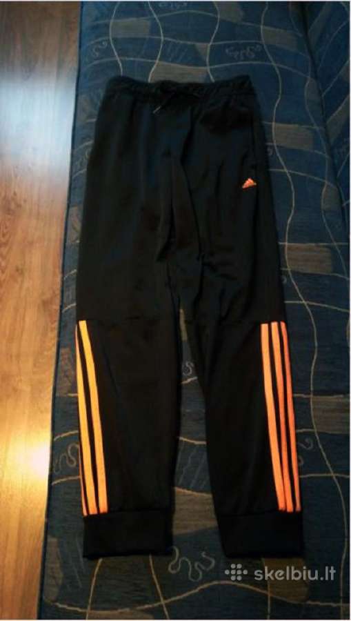 Adidas treningo kelnės juodos 11-12m 152cm