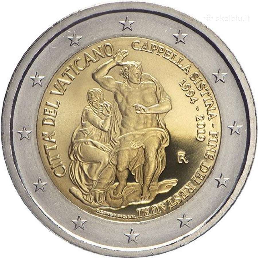 2 eurų Vatikano Unc proginės monetos - nuotraukos Nr. 8
