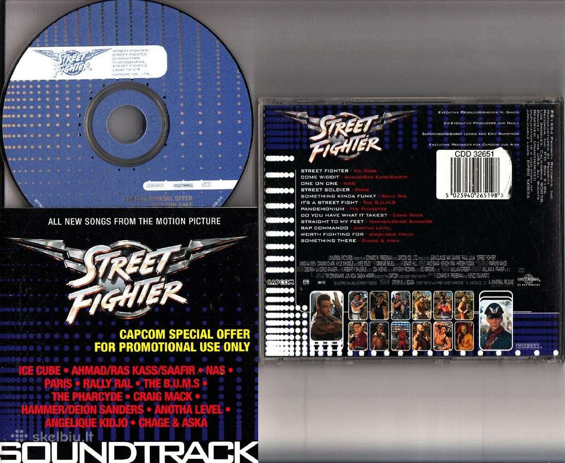 Street Fighter - 1994-original Movie Soundtrack CD