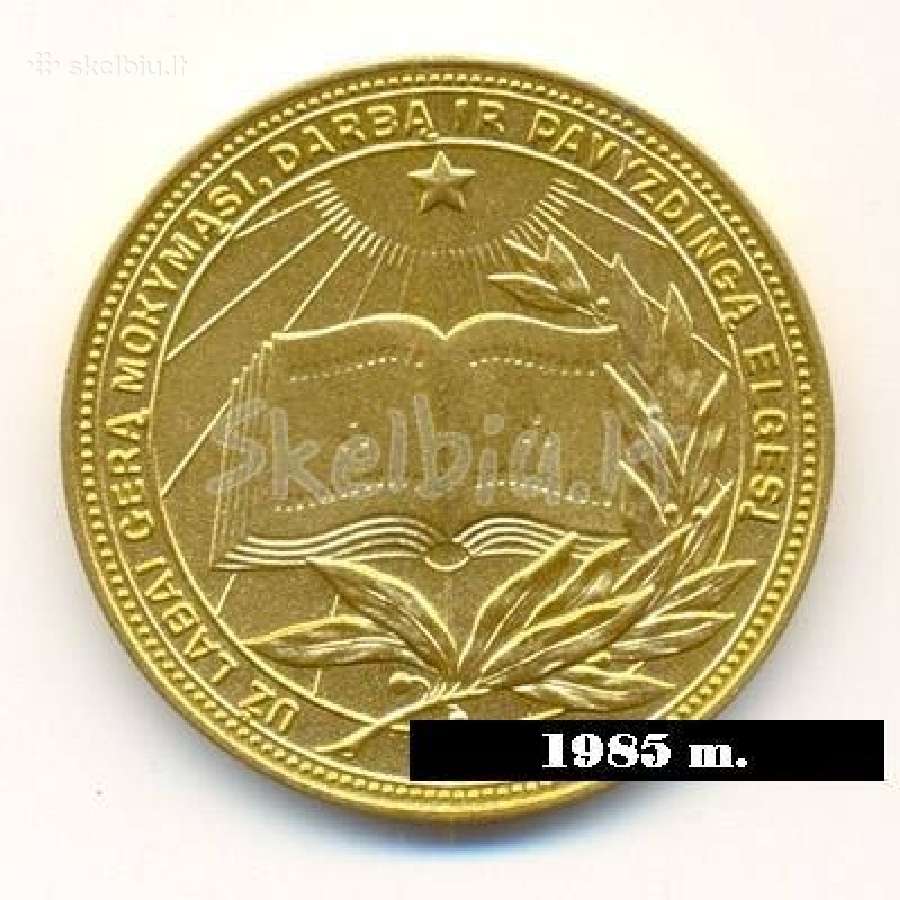 Mokslo baigimo medalių kolekcijai.