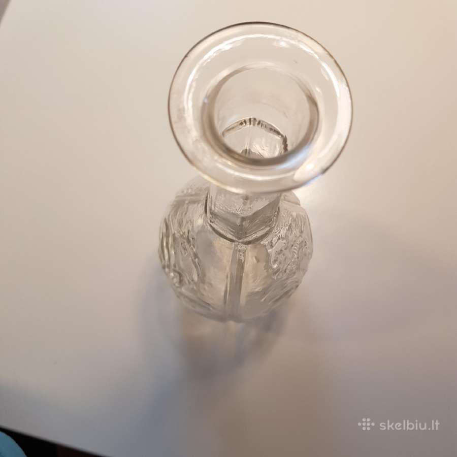 Senovinis stiklinis grafinas - nuotraukos Nr. 3
